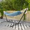 Double Hammock with Stand Camping Swing Bed with Carry Bags Indoor Outdoor Use